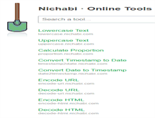 Tablet Screenshot of nichabi.com